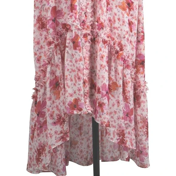 MISA Los Angeles Aurelie Floral Maxi Dress Ruffle Sleeveless XS NWT - Picture 5 of 10